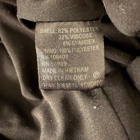 Antonio Melani Womens Black Blazer Size 6 Polyester Blend Hook & Eye Closure - Picture 4 of 9